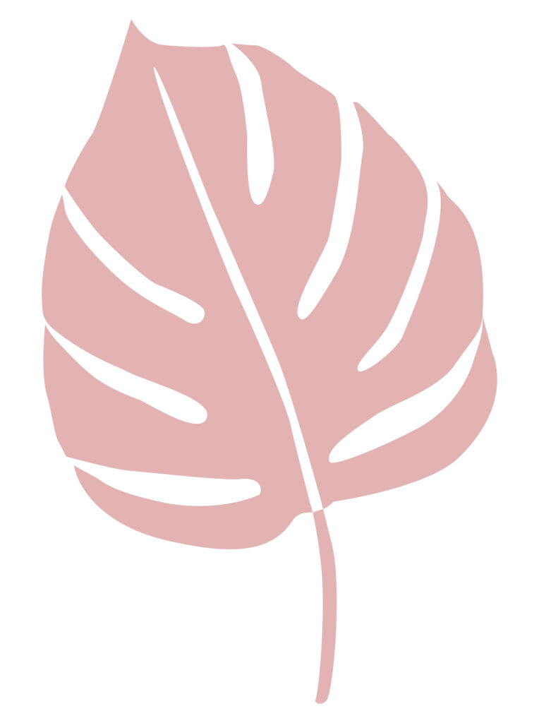 pink leaf icon