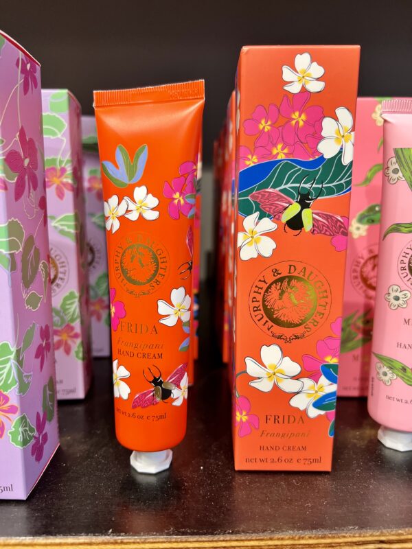 Hand cream in red tube
