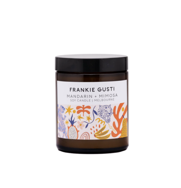 Frankie Gusti Mandarin & Mimosa Soy Candle